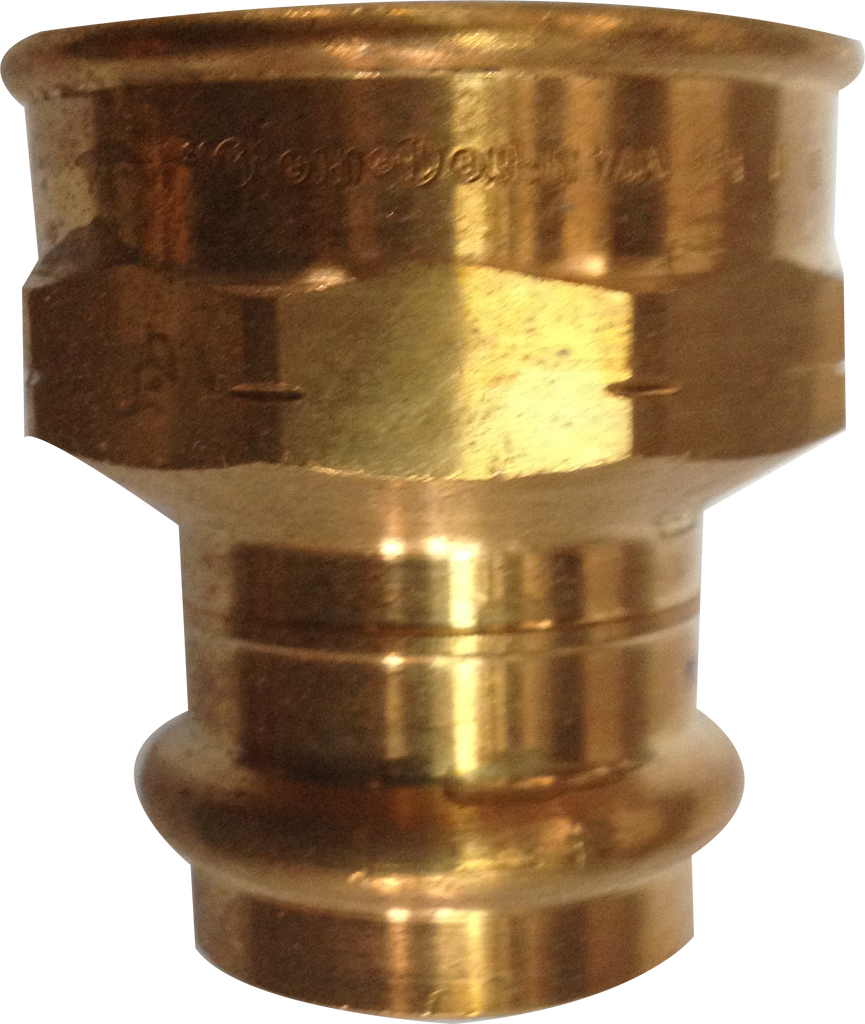 ProPress FIP reducing adapter, ftg x fip, 1/2 x 3/4