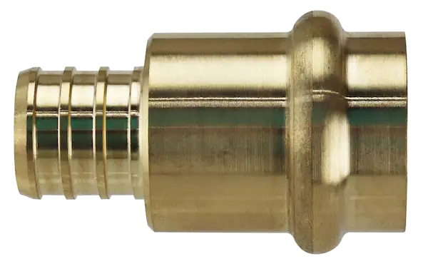 Press x crimp Pex B adapter 1/2, Brass