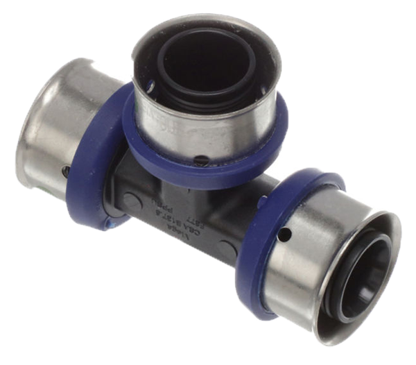 ViegaPex poly tee 3/4 x 1/2 x 1/2
