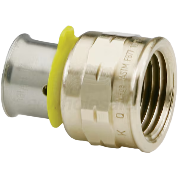 ViegaPex brass FIP adapter 3/4pex x 1/2fip