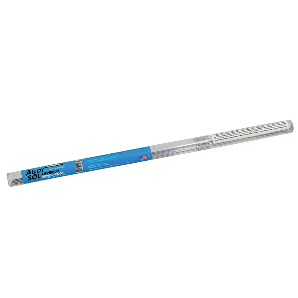 Alloy sol 5-rod pack 18, all purpose brazing and joining rod, 500 degree flow temperature