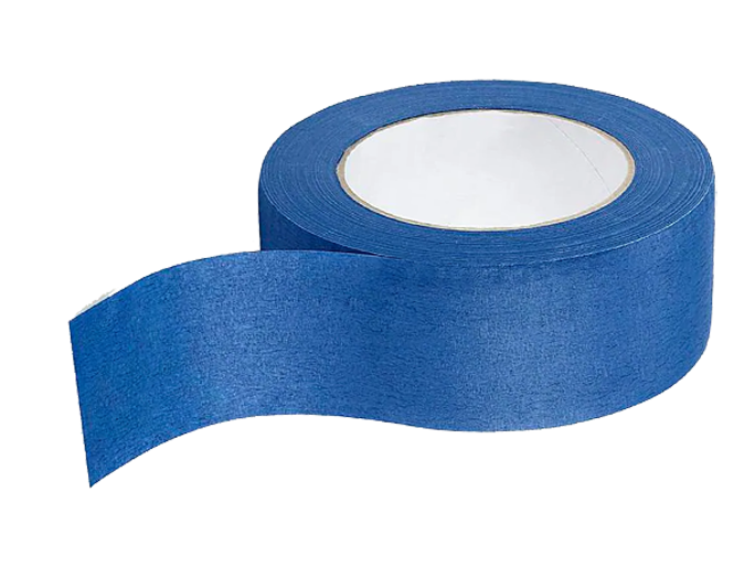 Tape, masking, premium grade, medium adhesion, UV resistant, 2 x 60 yards, painters tape, Blue