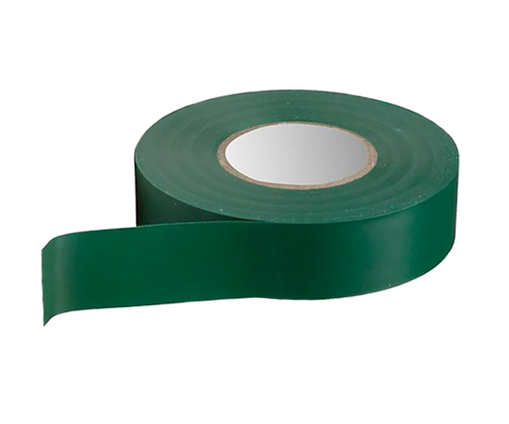 Tape, electrical, 3/4 x 60, multi-climate, general purpose, non-corrosive, rubber-based, GREEN