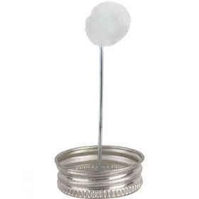 Cap replacement dauber, 16oz can size, polyethylene liner, tin plated (3/4 - 1 1/2)