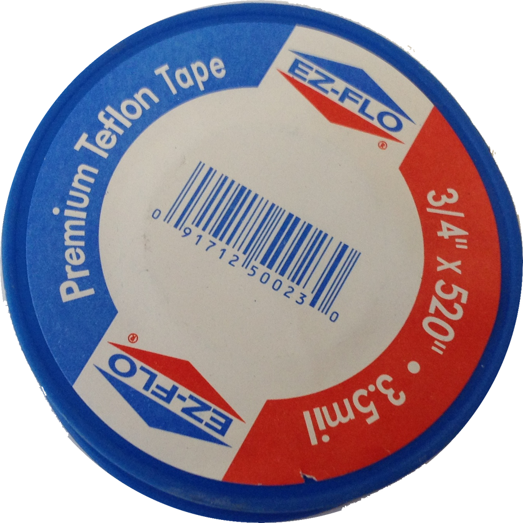 Tape teflon, 1/2 x 520, 3.5 mil, PTFE, highly versatile