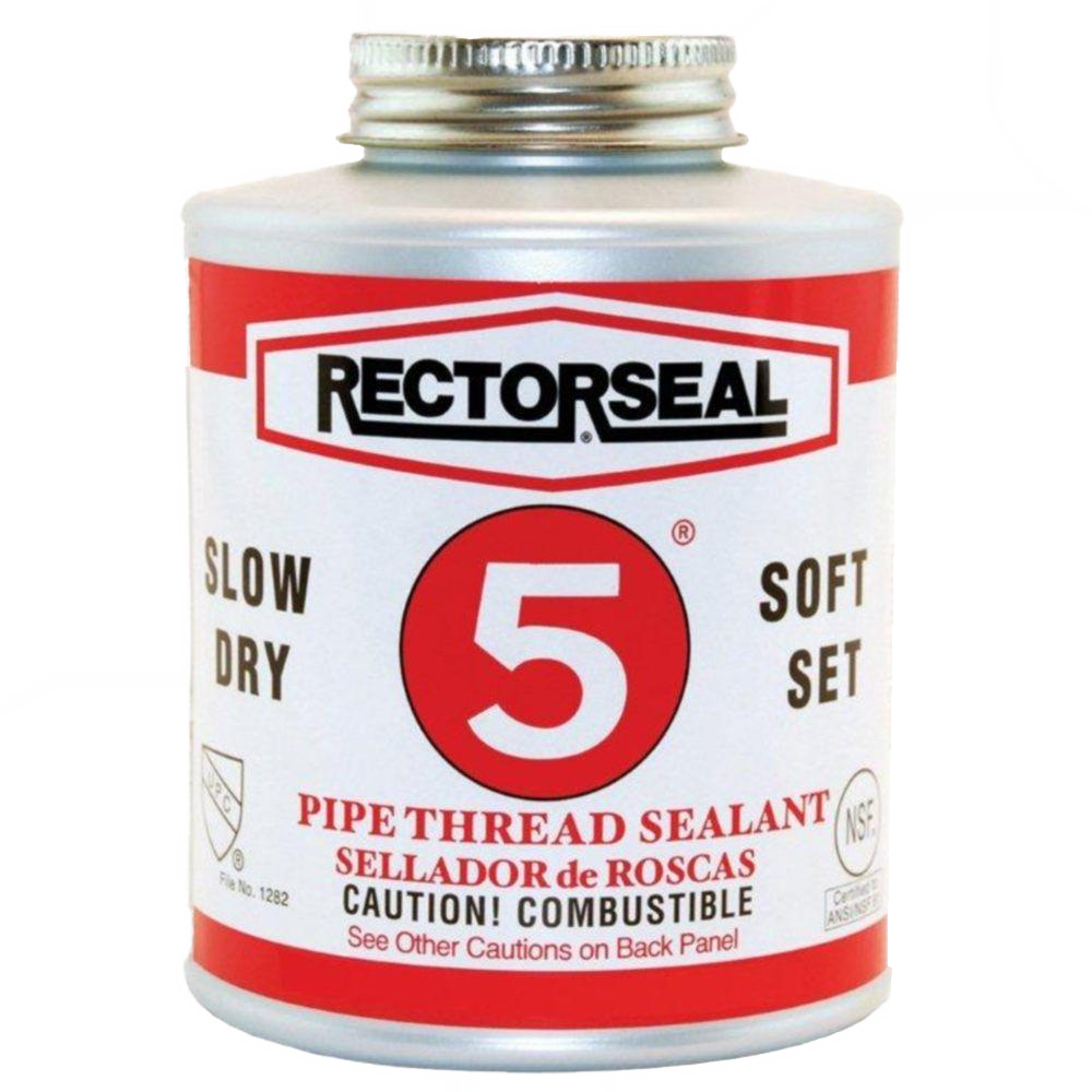 Rectorseal pipe compound #5 YELLOW 4oz (1/4pt), soft set