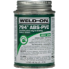 Cement medium bodied, green, transition ABS to PVC (non-pressure only) 8oz (1/2pint), fast setting, dauber included