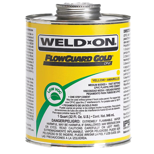 Cement CPVC solvent 4oz (1/4pt)