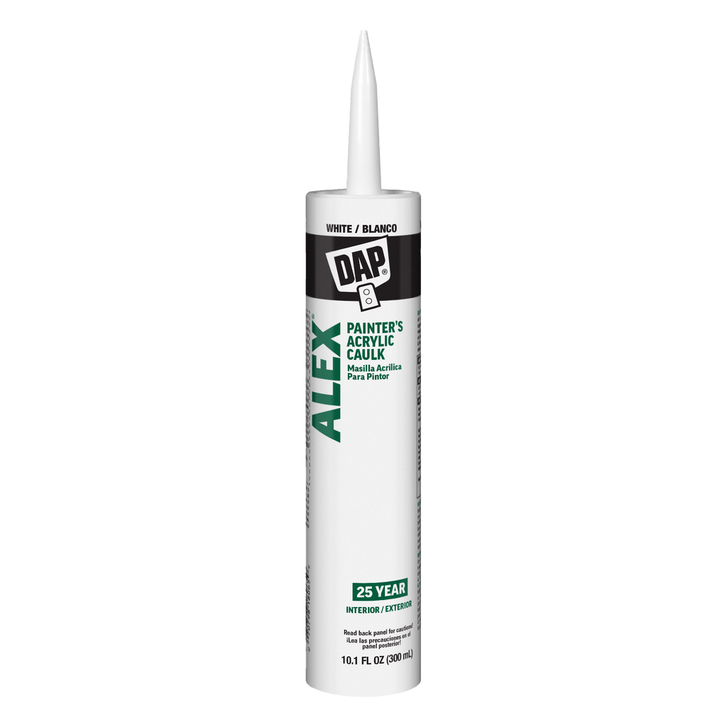 Dap ALEX PAINTER'S acrylic latex caulk, WHITE