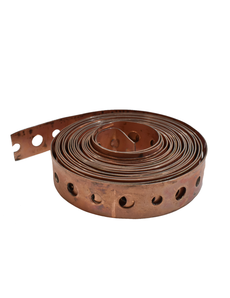 Hanger iron, copper clad 24ga, 3/4 x 10 (sold by the roll)