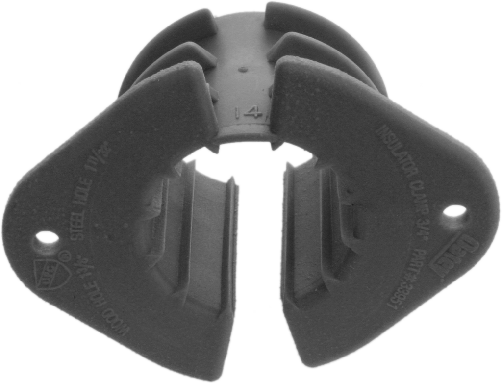 Pipe insulator plastic 1/2