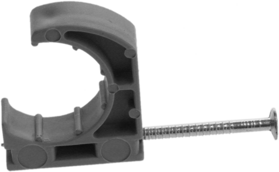 Pipe half clamp w/nail 1/2 (Talon)