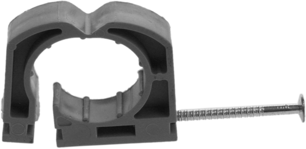 Pipe full circle clamp w/nail 3/4