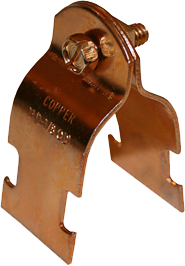Copper unistrut clamps 1 1/4