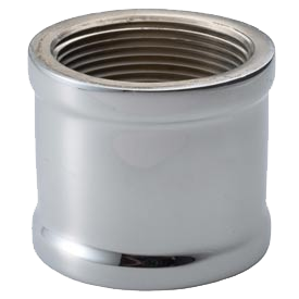 Brass coupling 3/8 Chrome Plated
