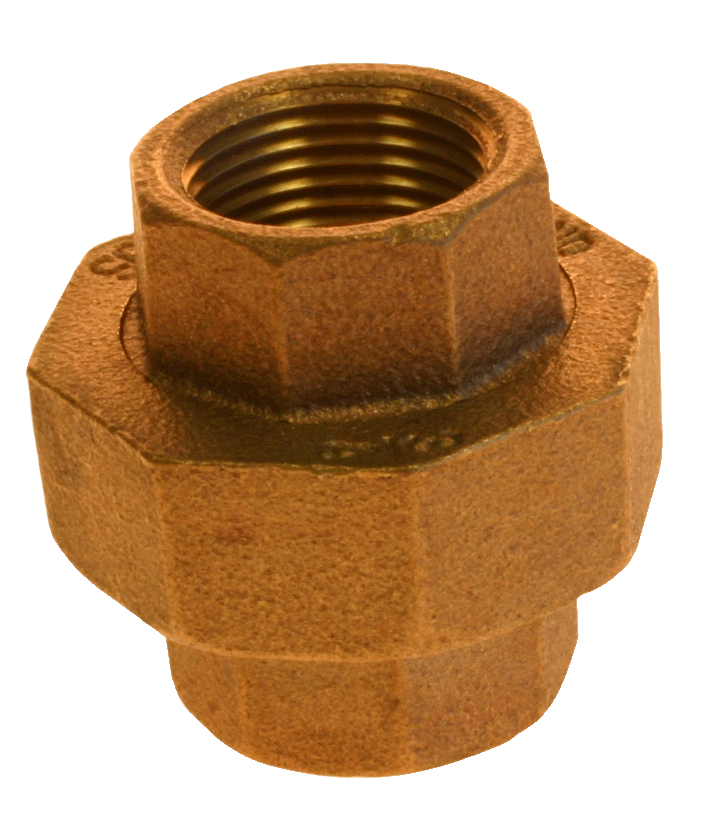 Brass union 3/8