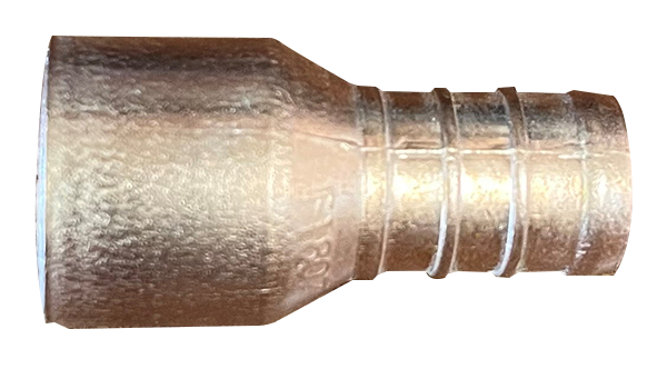 Qestpex copper female sweat adapter, 1 barb x sweat