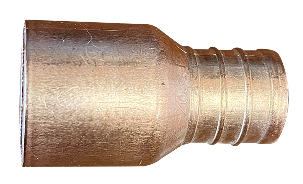 Qestpex copper male sweat adapter, 1/2 barb x sweat