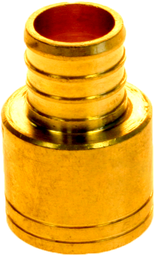 Qestpex brass male sweat adapter, 1/2 barb x 3/8 sweat
