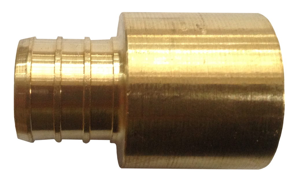 Qestpex brass female sweat adapter, 1/2 barb x sweat