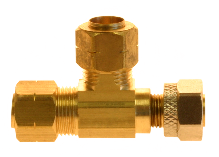 Adapt-a-valve 3/8comp x 3/8comp x 1/4comp less compression nuts