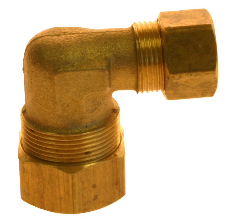 Compression reducing 90 elbow 3/8 x 1/4
