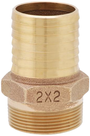 Brass insert male adapter 1/2insert x 1/2mip