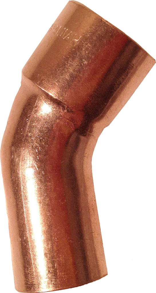 Copper 45 street ell, c x ftg, 1