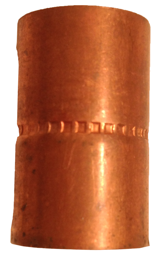 Copper coupling, c x c, 1/8 (1/4od)