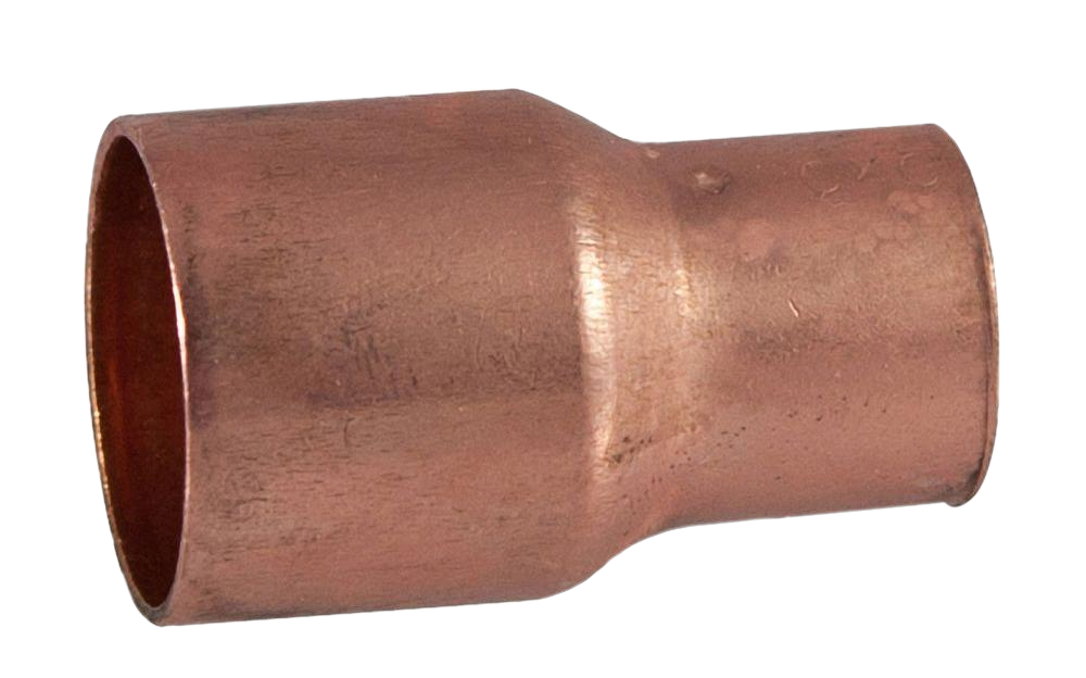 Copper coupling reducing, c x c, 3/8 x 1/8