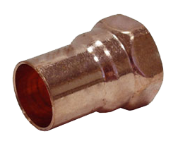 Copper FIP adapter, c x fip, 1/4
