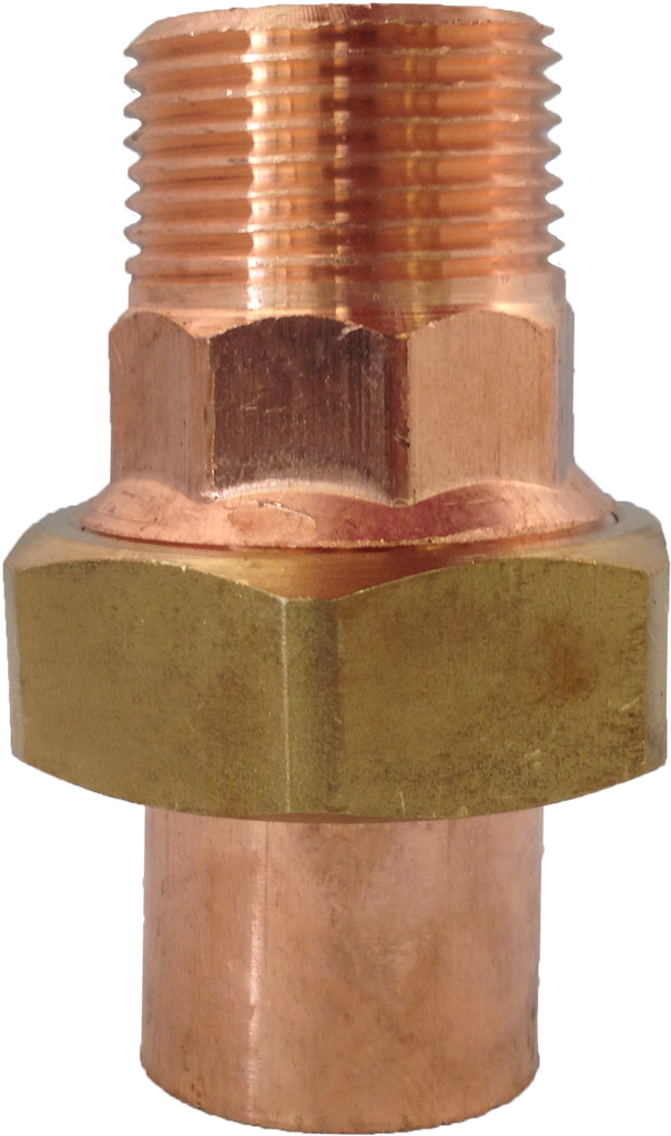 Copper union, c x mip, 1/2