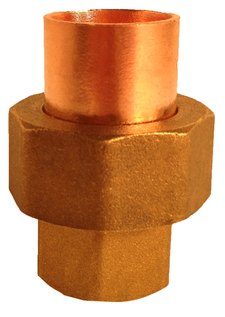 Copper union, c x c, 3/8