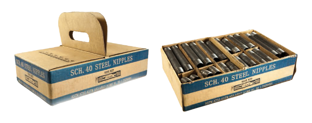 Black nipple assortment 3/4 close through 6 (66/PK)
