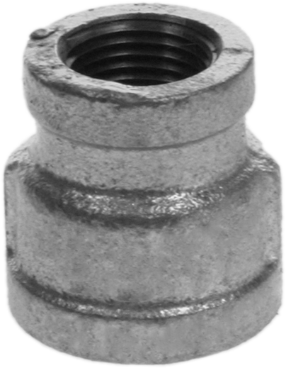 Galv reducing coupling 1 x 1/2