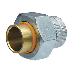 Dielectric union 3/4 fip x c