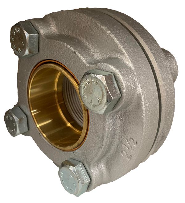 Dielectric union 2 1/2 fip x c, flanged