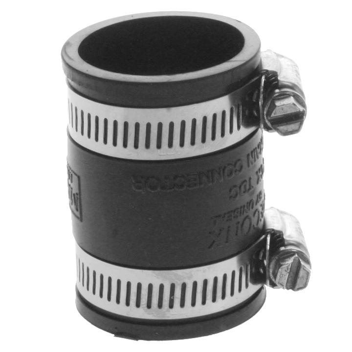 Rubber tubular drain connector 1 1/2 or 1 1/4