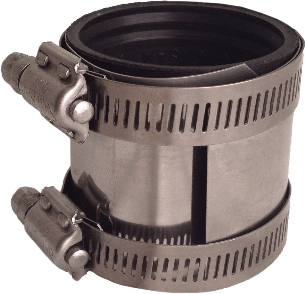 Shielded coupling pvc/ci x pvc/ci 2