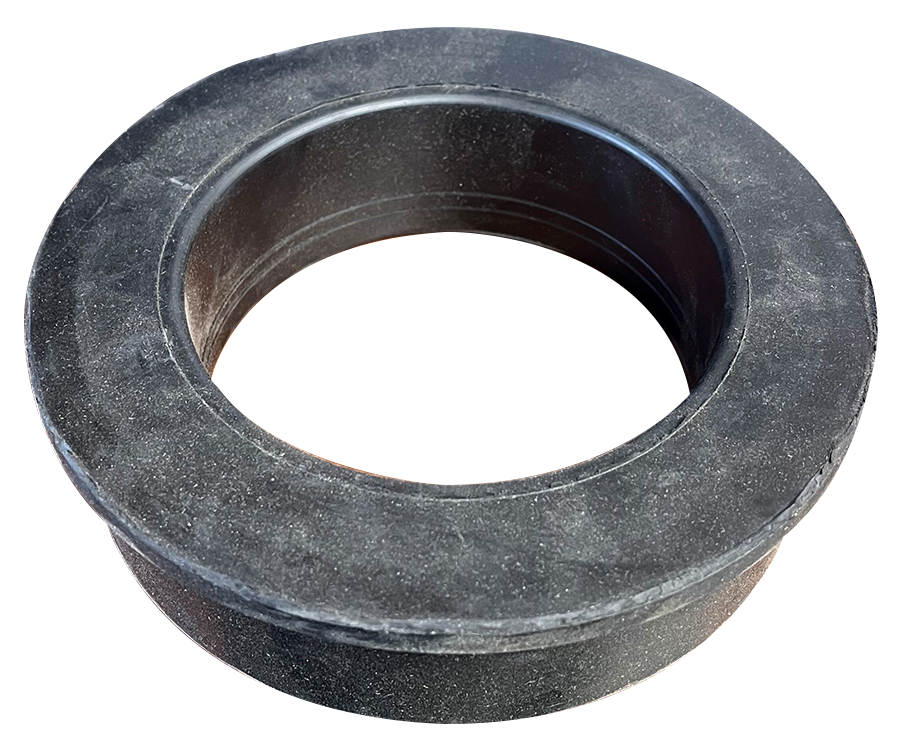 Insert bushing for 4 max adapter, reduces 4 to 3, black rubber