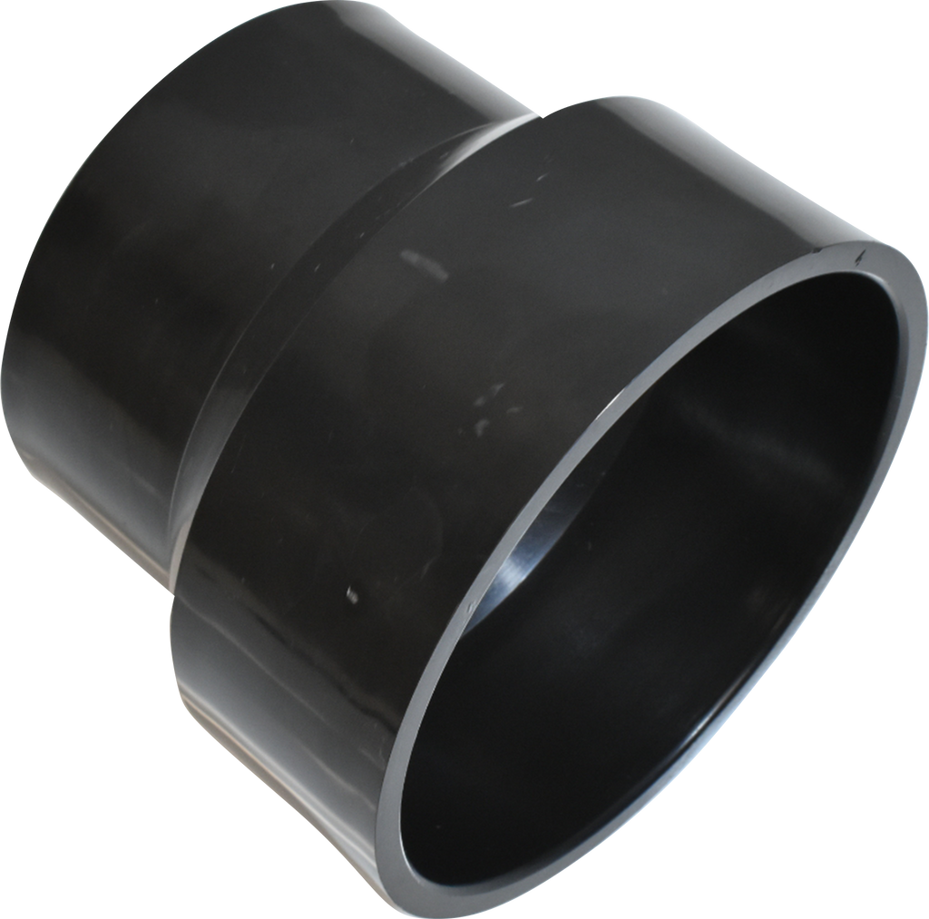 ABS coupling, hub x hub, 2 x 1 1/2