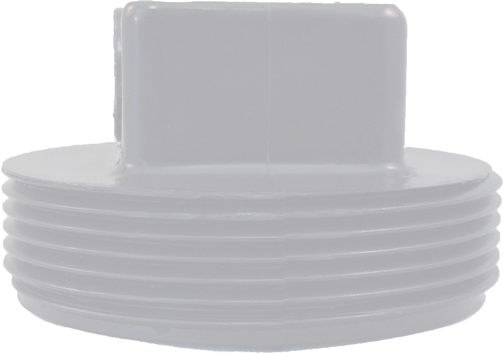 PVCDWV cleanout plug RAISED HEAD, 1 1/2