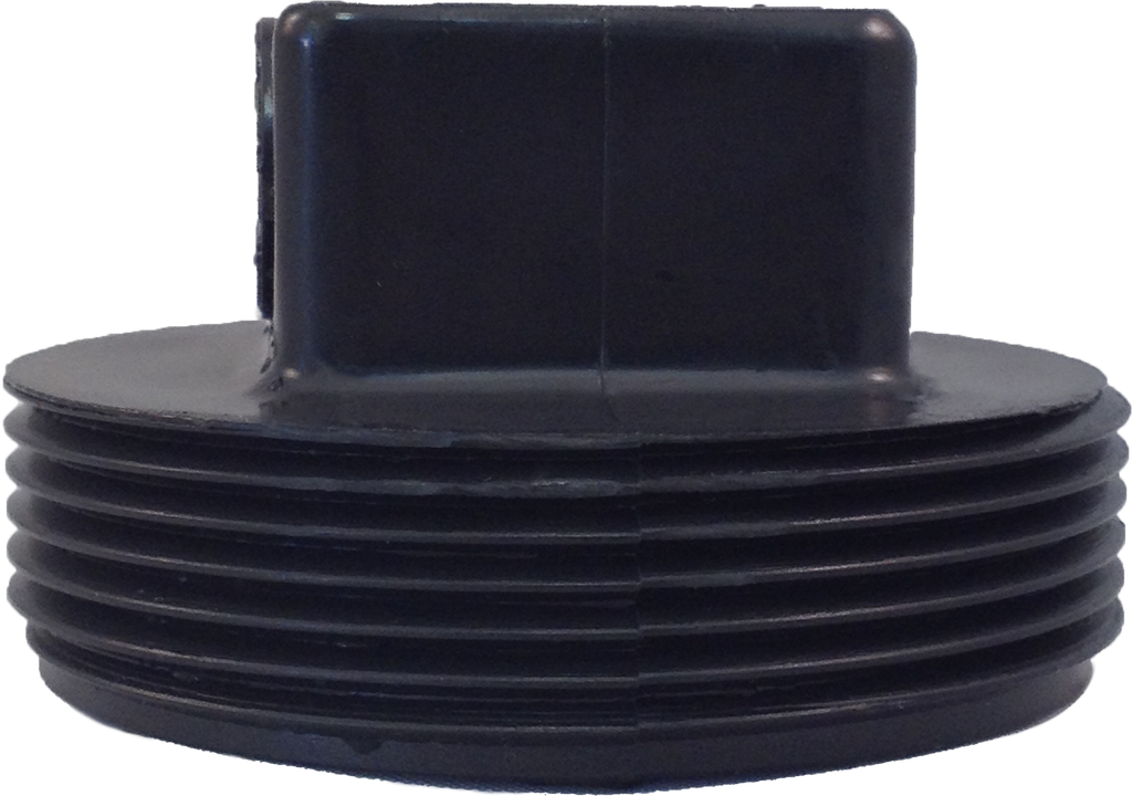 ABS cleanout plug RAISED HEAD, 2 1/2
