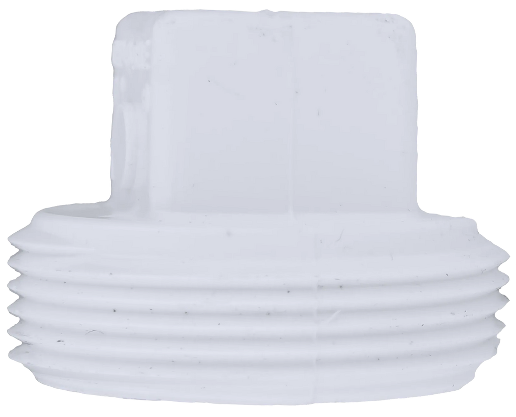 PVCDWV cleanout plug RAISED HEAD, 3 1/2