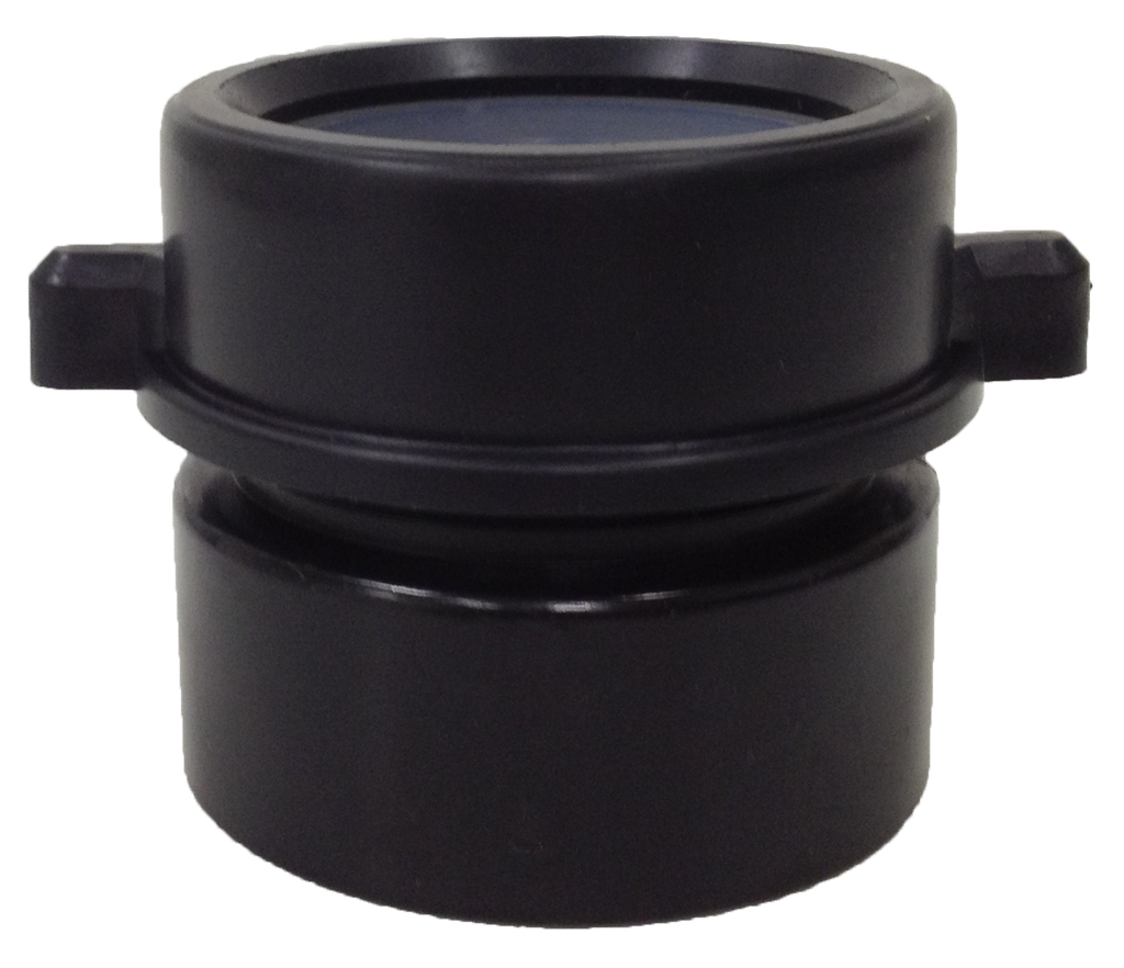 ABS trap adapter, hub x slip, 1 1/2