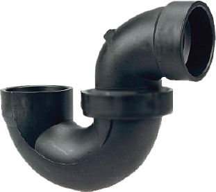ABS P trap, hub x hub, 1 1/2