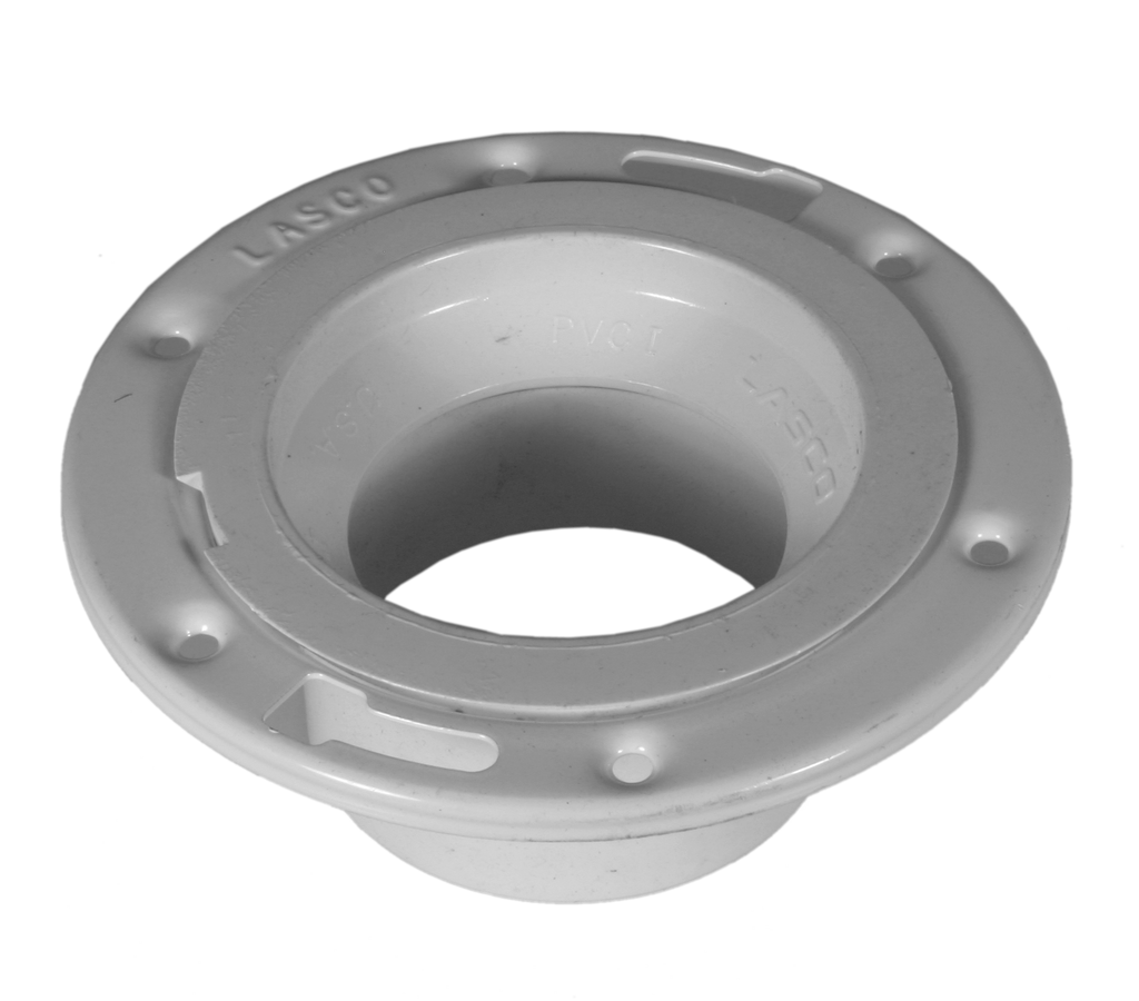 PVC closet flange, extra long, 3