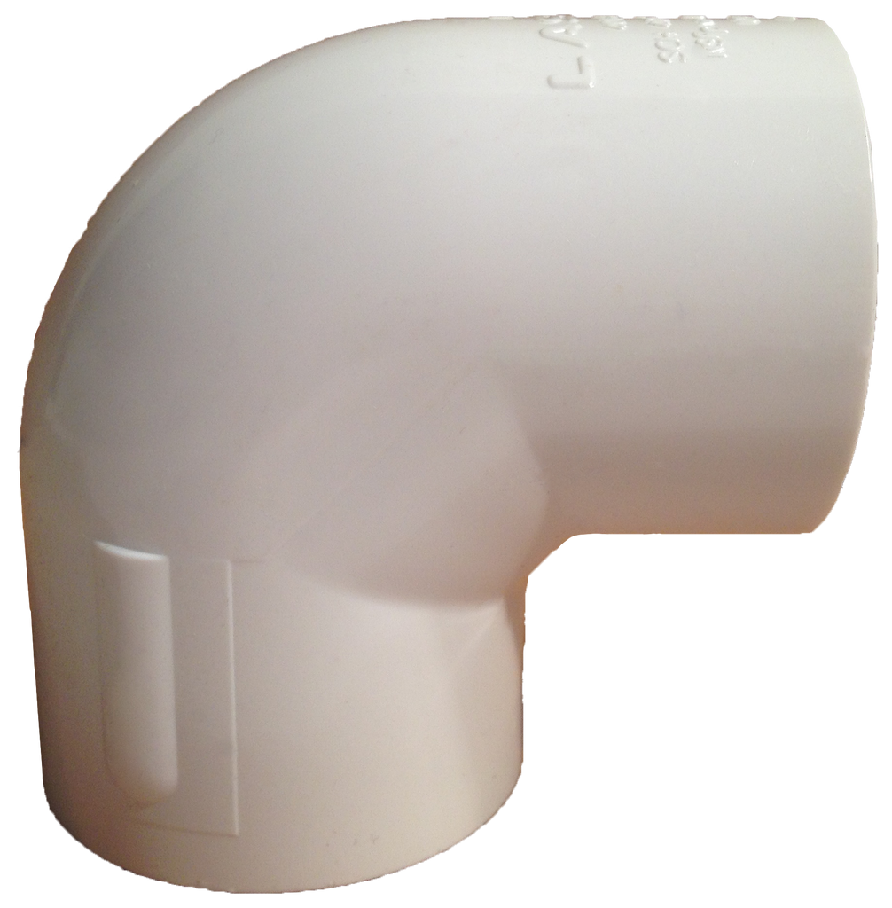 PVC sch 40 90 ell, s x s, 1