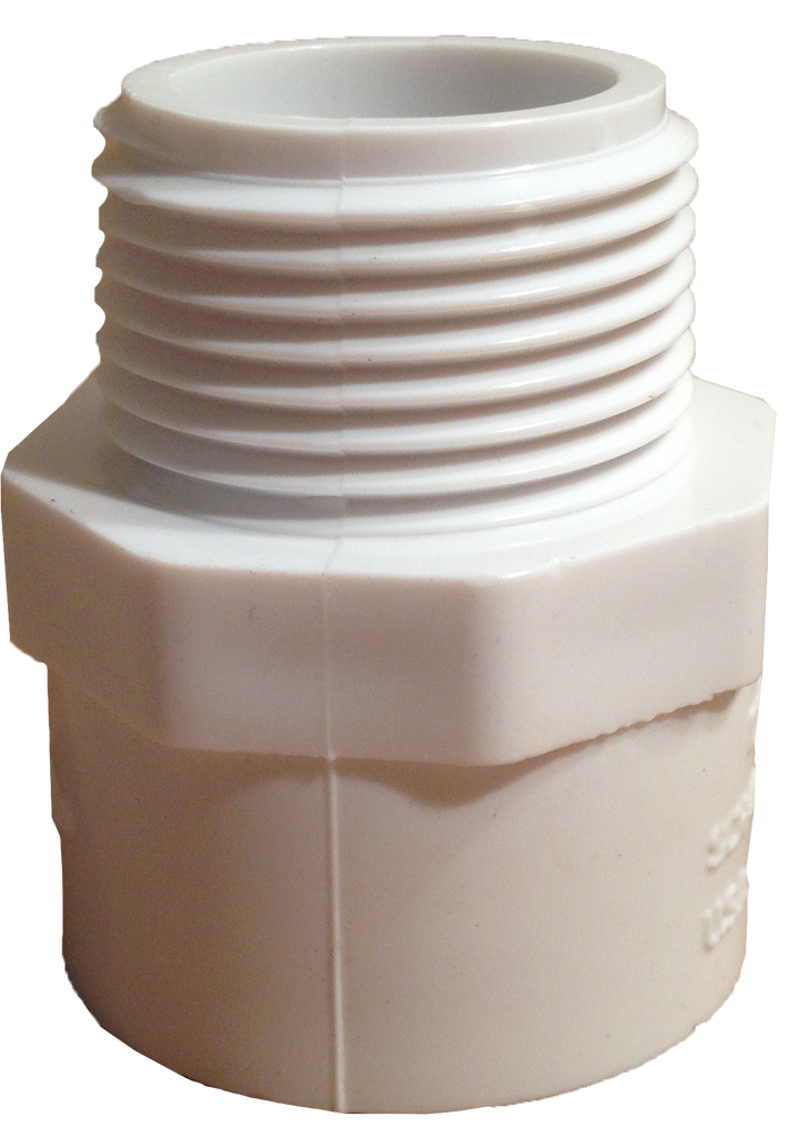 PVC sch 40 MIP adapter, s x mip, 1/2