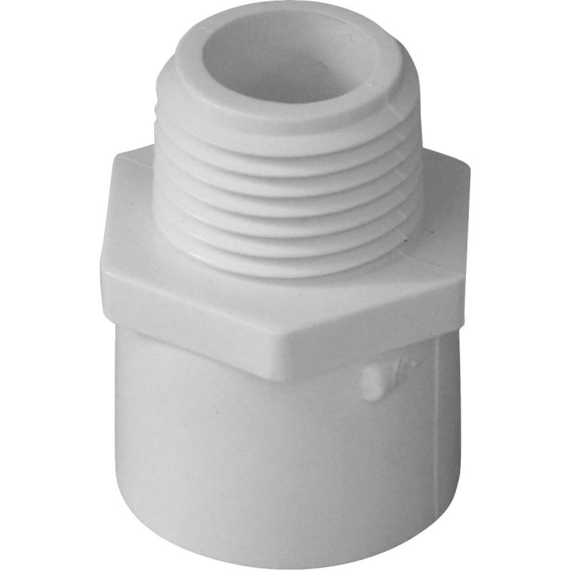 PVC sch 40 MIP reducing adapter, s x mip, 1/2 x 3/4